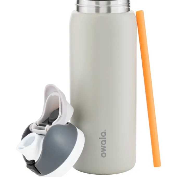 owala FreeSip Vacuum Bottle - 32 oz. - Laser Engraved