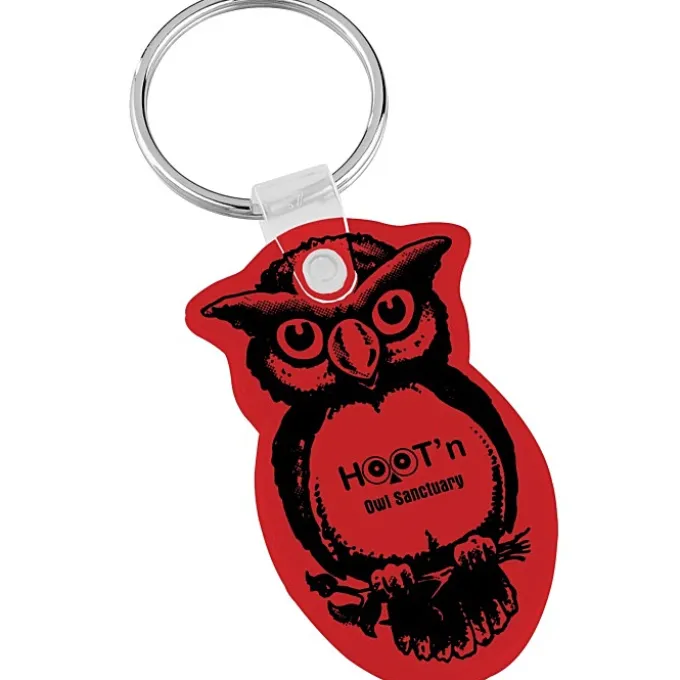 Owl Soft Keychain - Translucent