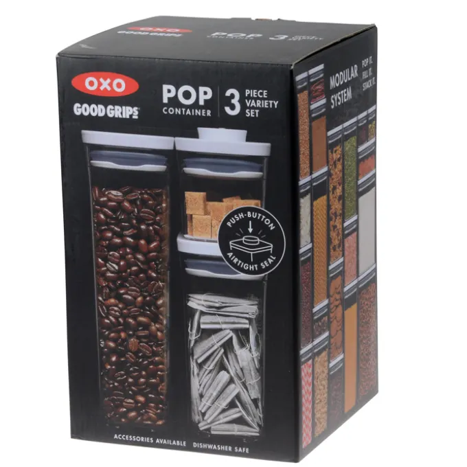 OXO 3-Piece Slim POP Container Set