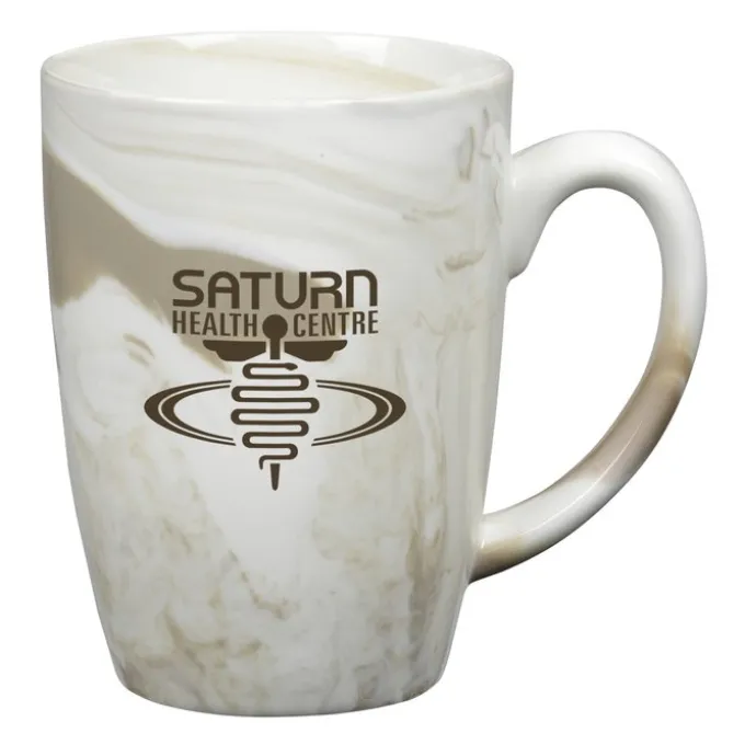 Palermo Marble Ceramic Mug - 16 oz