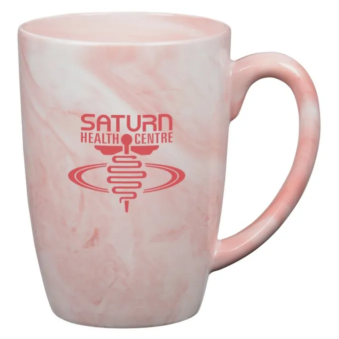 Palermo Marble Ceramic Mug - 16 oz