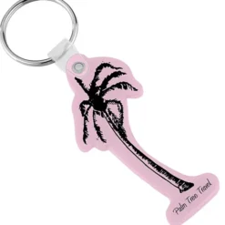 Palm Tree Soft Keychain - Opaque