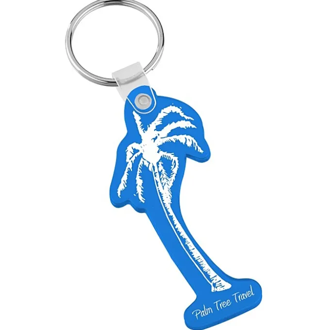 Palm Tree Soft Keychain - Translucent