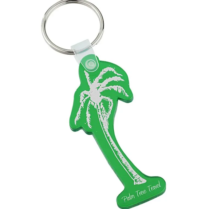 Palm Tree Soft Keychain - Translucent