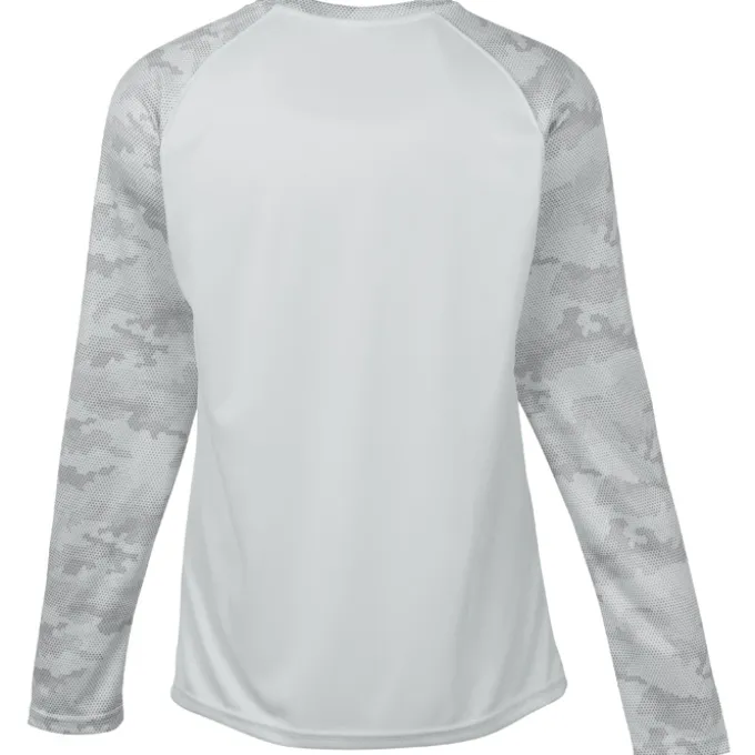Paragon Cayman Performance Camo Colorblock Long Sleeve T-Shirt