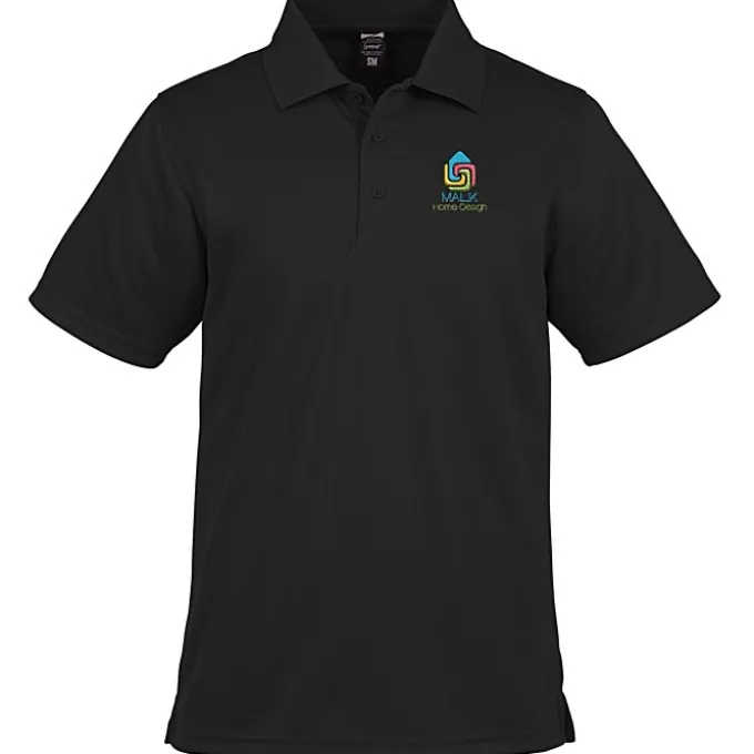 Paseo Dot Stripe Jacquard Polo - Men's