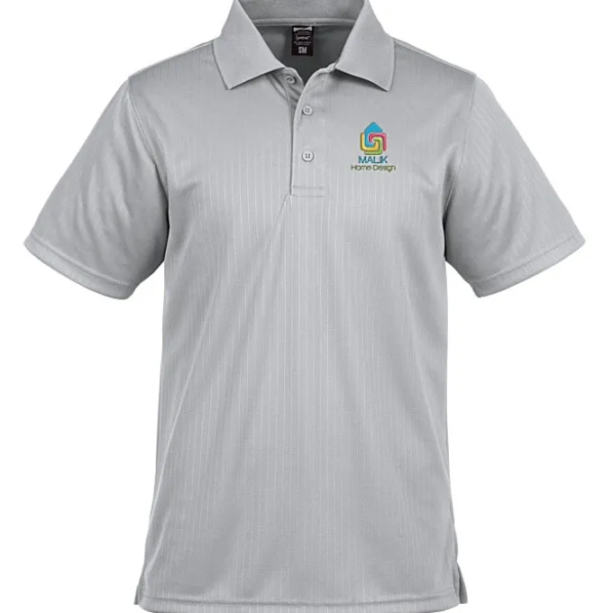 Paseo Dot Stripe Jacquard Polo - Men's