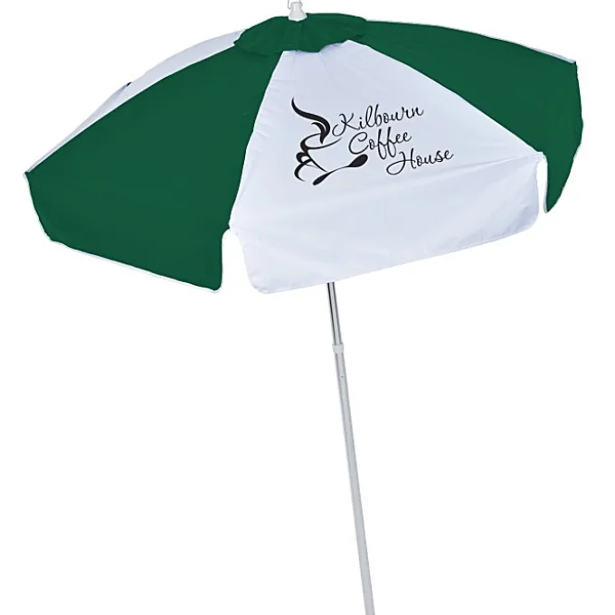 Patio Umbrella - 78-inch Arc - Two Tone