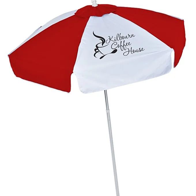 Patio Umbrella - 78-inch Arc - Two Tone