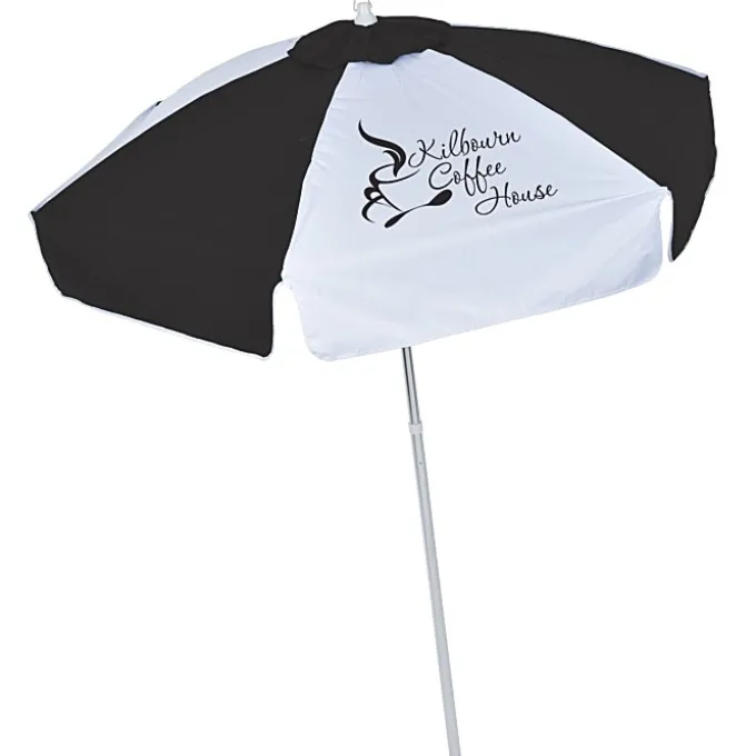 Patio Umbrella - 78-inch Arc - Two Tone