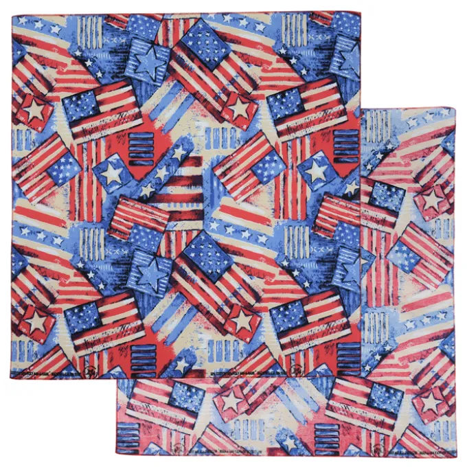 Patriotic Bandana - 22 inches x 22 inches