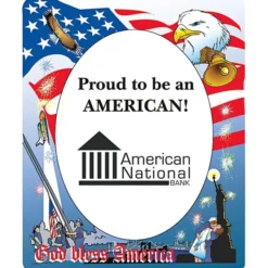 Patriotic Picture Frame Magnet