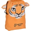 Paws and Claws Drawstring Gift Bag - Tiger