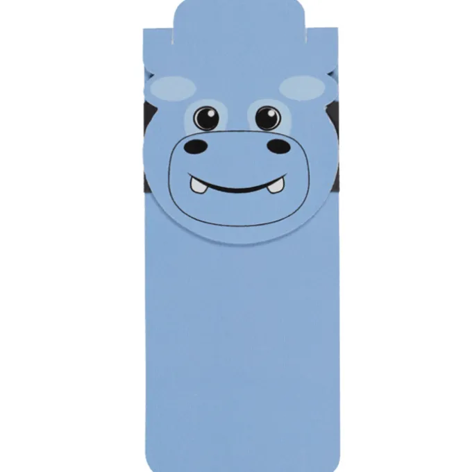 Paws and Claws Magnetic Bookmark - Hippo