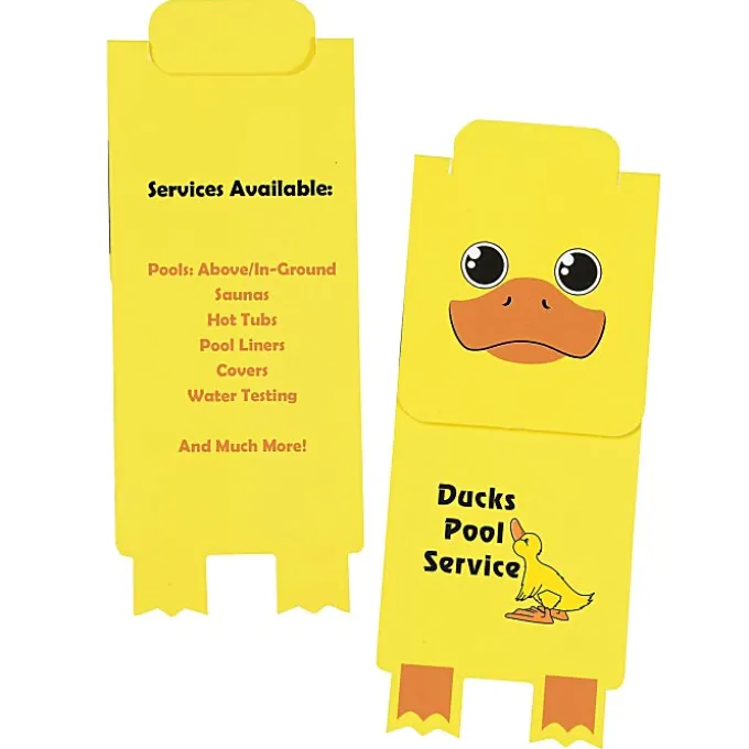 Paws and Claws Magnetic Bookmark - Duck