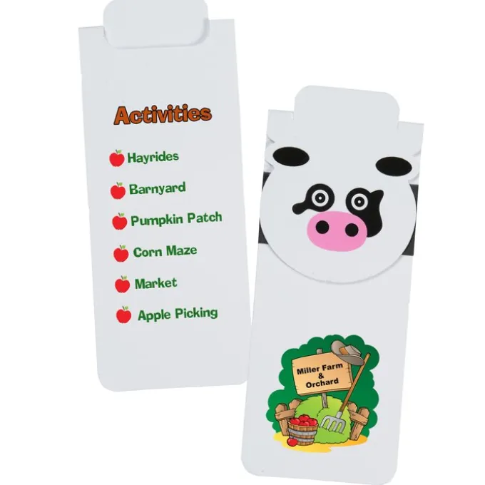 Paws and Claws Magnetic Bookmark - Cow