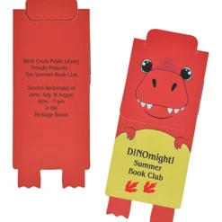 Paws and Claws Magnetic Bookmark - T-Rex