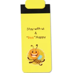 Paws and Claws Magnetic Bookmark - Bee