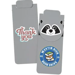 Paws and Claws Magnetic Bookmark - Raccoon