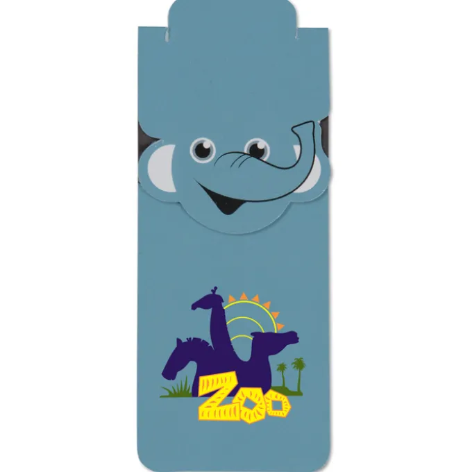 Paws and Claws Magnetic Bookmark - Elephant