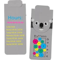 Paws and Claws Magnetic Bookmark - Koala