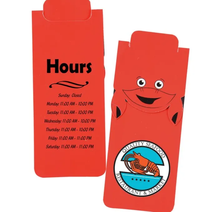 Paws and Claws Magnetic Bookmark - Crab