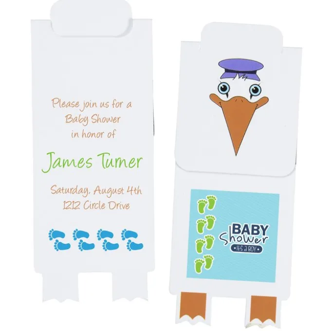Paws and Claws Magnetic Bookmark - Stork