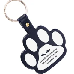 Paw Shaped Keychain - Opaque