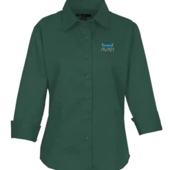 Peached Fine Line Twill Shirt - Ladies'
