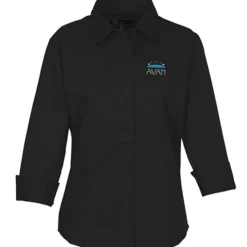 Peached Fine Line Twill Shirt - Ladies'