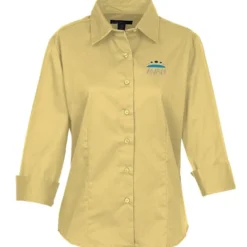Peached Fine Line Twill Shirt - Ladies'