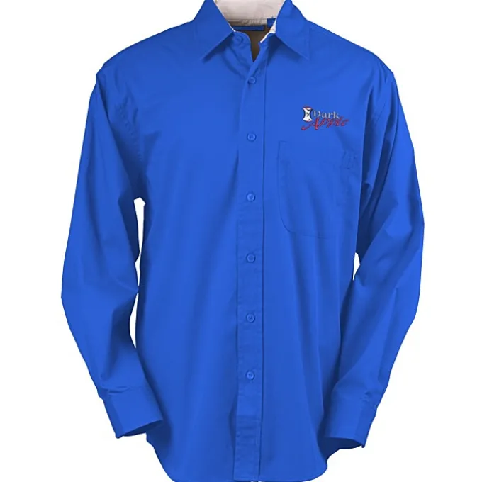 Peached Fine Line Twill Shirt - Men's