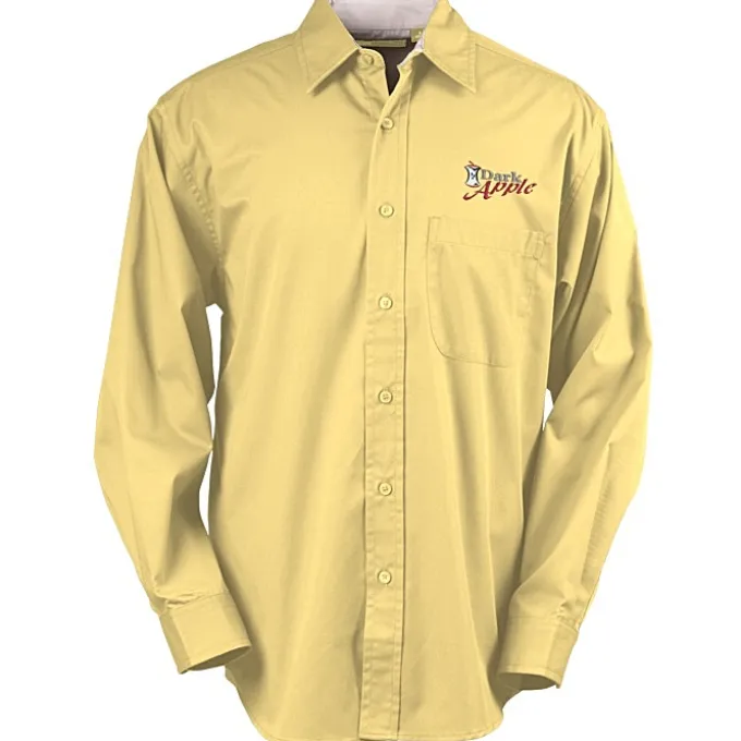 Peached Fine Line Twill Shirt - Men's