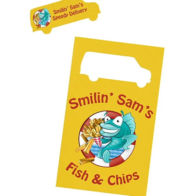 Peek a Boo Billboard Magnets - 30 mil - 3 inches x 5 inches - Van