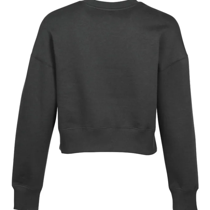 Perfect Blend Cropped Sweatshirt - Ladies' - Embroidered