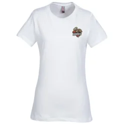 Perfect Weight Crew Tee - Ladies' - Embroidered