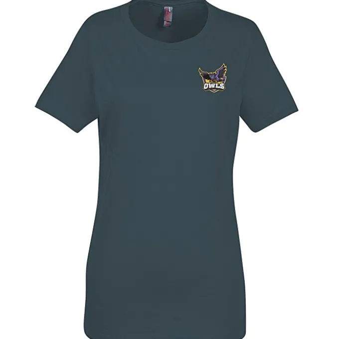 Perfect Weight Crew Tee - Ladies' - Embroidered