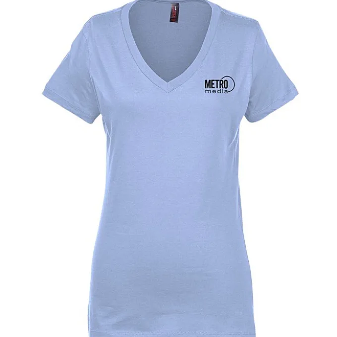 Perfect Weight V-Neck Tee - Ladies'