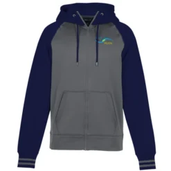 Performance Colorblock Full-Zip Hooded Sweatshirt - Men's - Embroidered