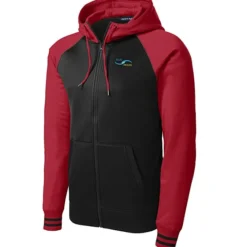 Performance Colorblock Full-Zip Hooded Sweatshirt - Men's - Embroidered