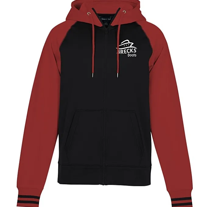 Performance Colorblock Full-Zip Hooded Sweatshirt - Men's - Screen