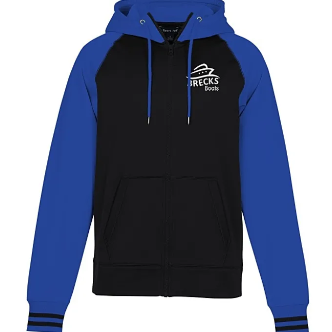 Performance Colorblock Full-Zip Hooded Sweatshirt - Men's - Screen