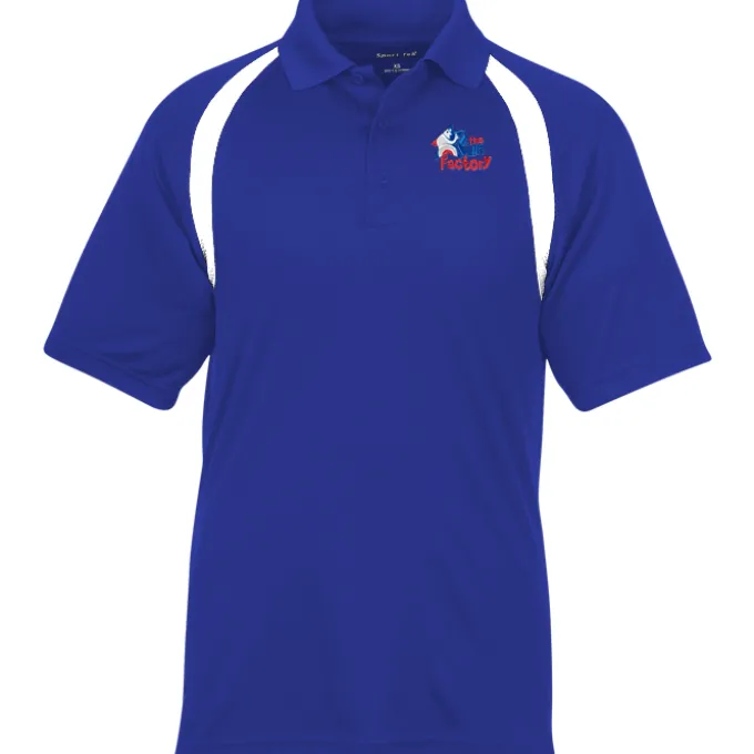 Performance Colorblock Raglan Polo