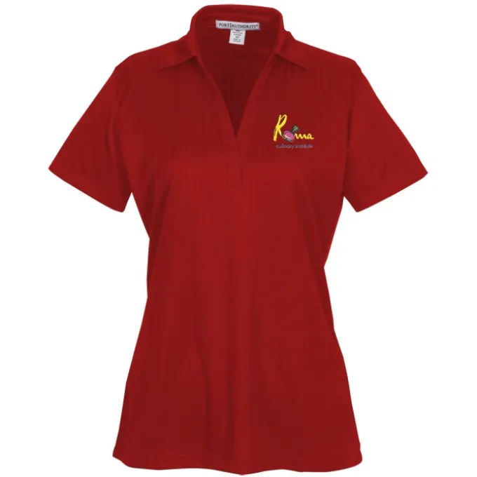Performance Fine Jacquard Polo - Ladies'