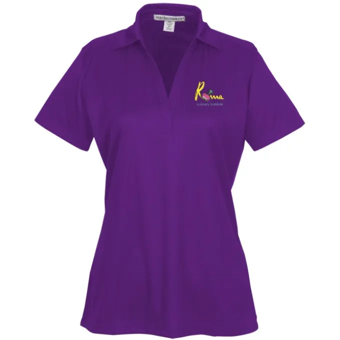 Performance Fine Jacquard Polo - Ladies'