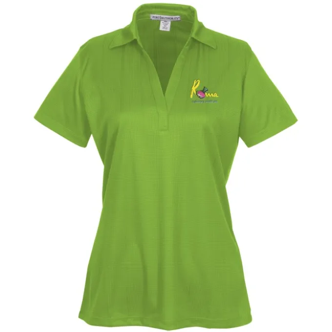 Performance Fine Jacquard Polo - Ladies'