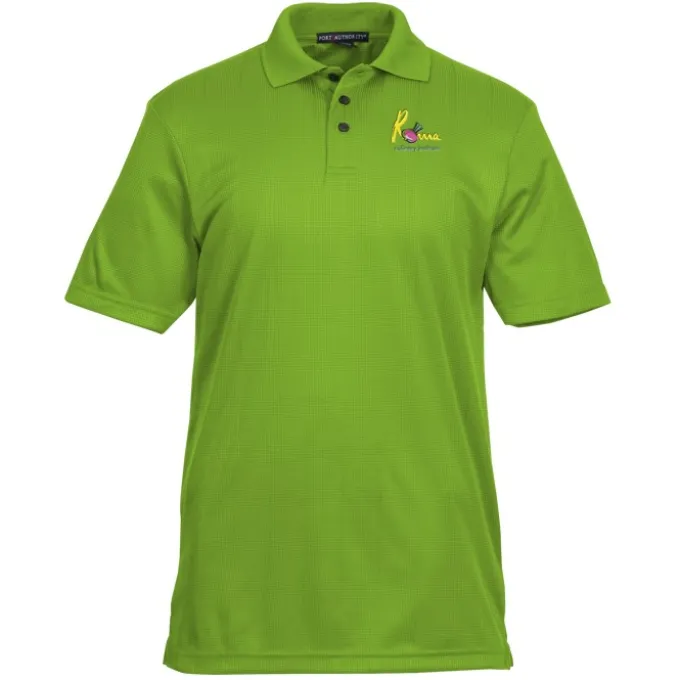 Performance Fine Jacquard Polo - Men's