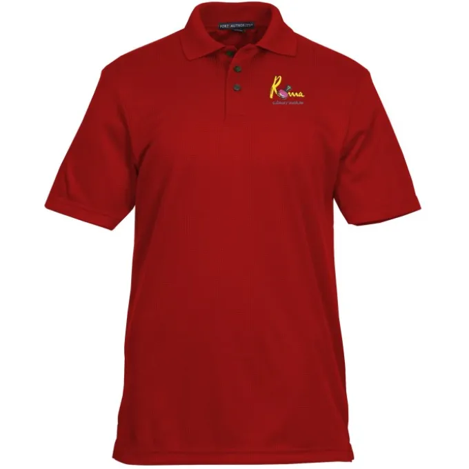 Performance Fine Jacquard Polo - Men's