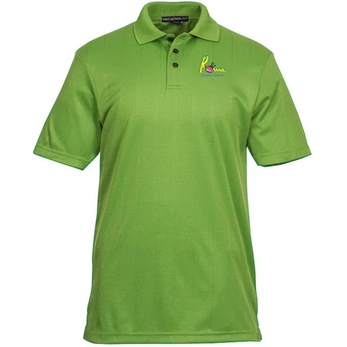 Performance Fine Jacquard Polo - Men's