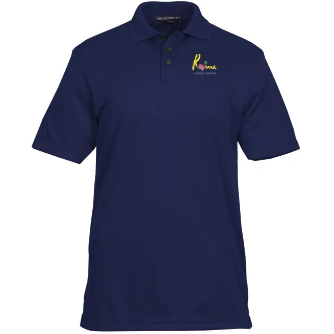 Performance Fine Jacquard Polo - Men's